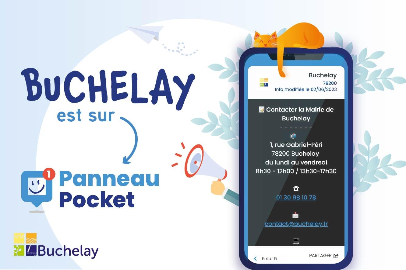 Buchelay est sur l’appli Panneau pocket