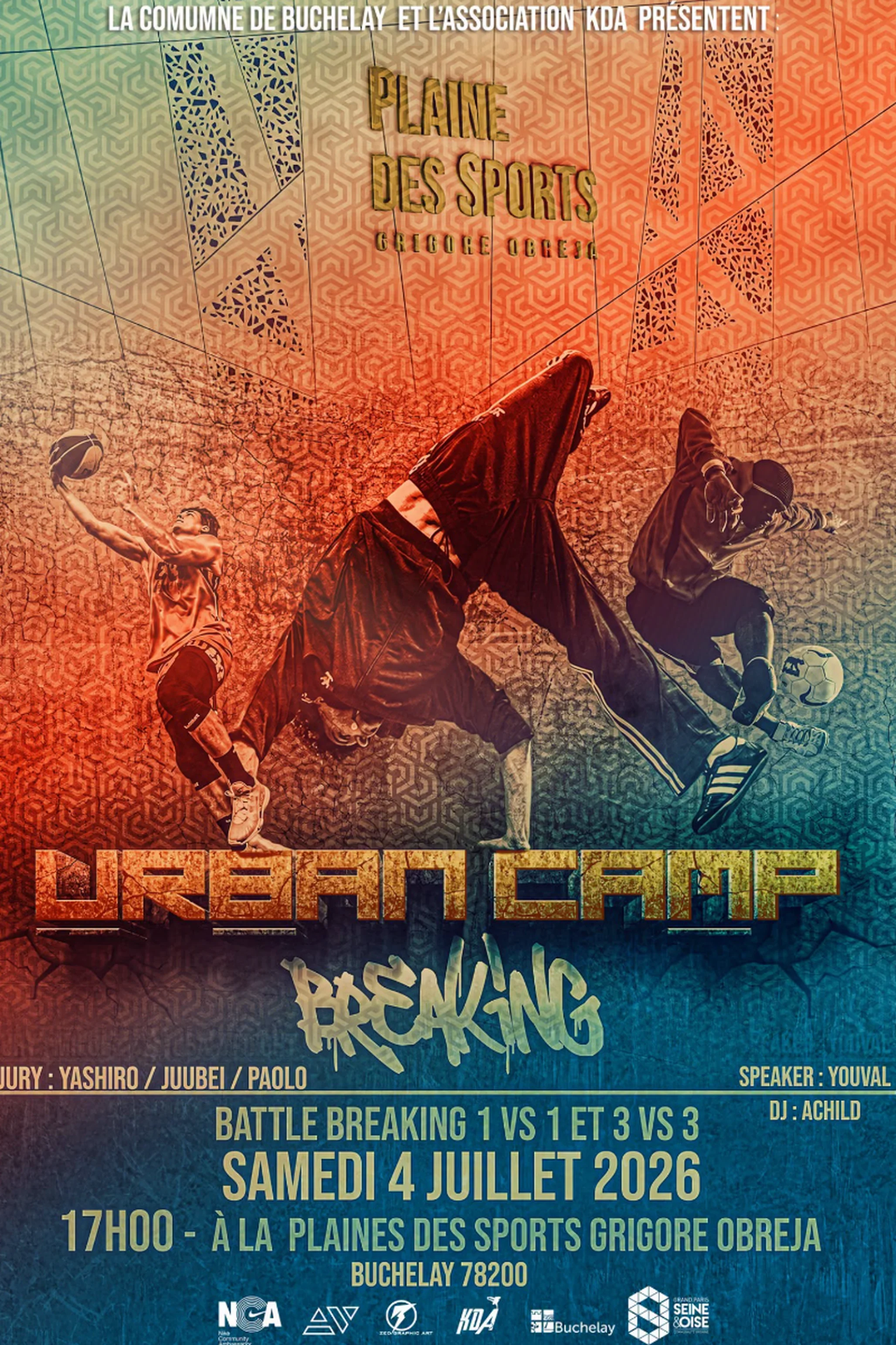 Visuel pour l'événement Village culture hip-hop x Urban camp breaking