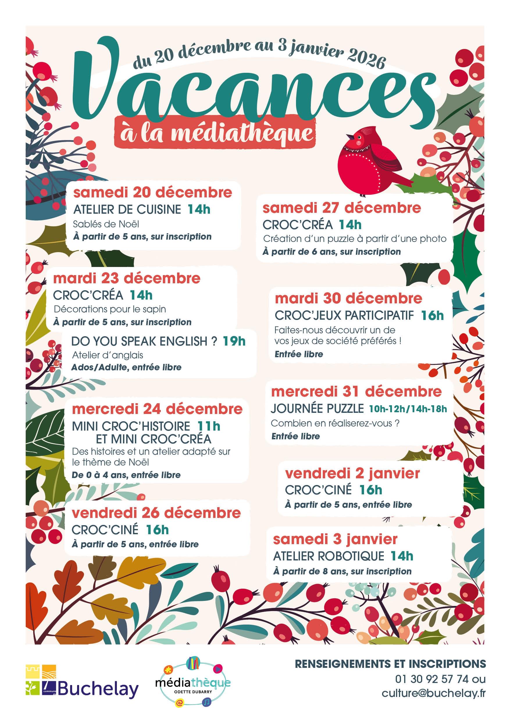 Programme noel 2025
