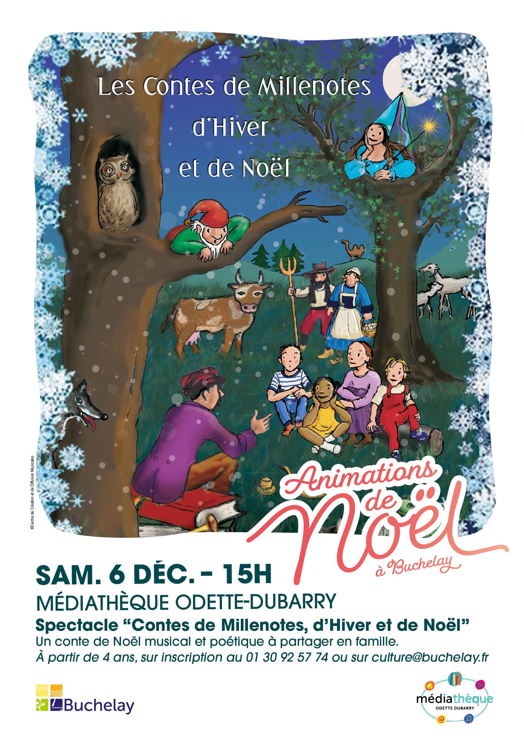 Affiche Spectacle Noël Buchelay 2025