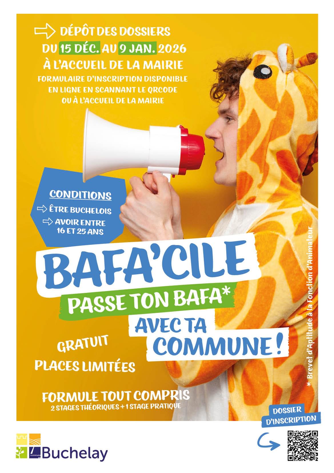 Affiche Bafa’cile 2026